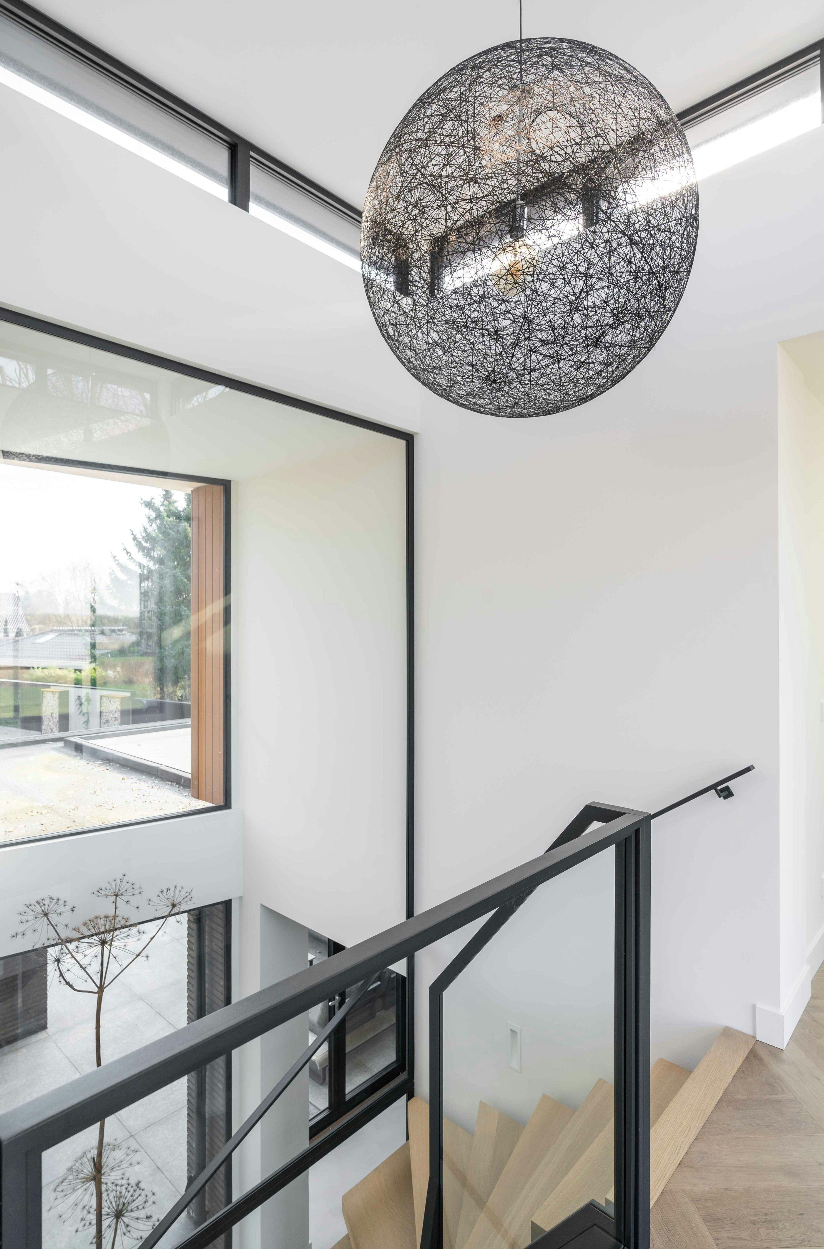 Stalen balustrades met glas