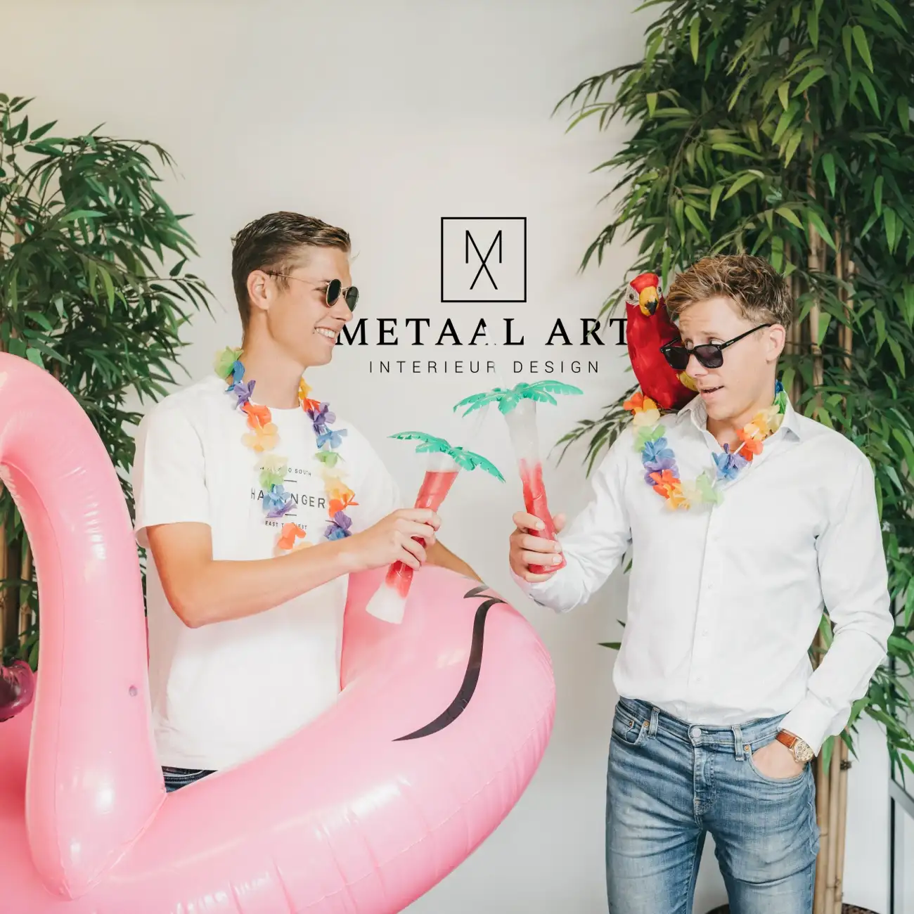 Metaal Art - Collega's hebben plezier