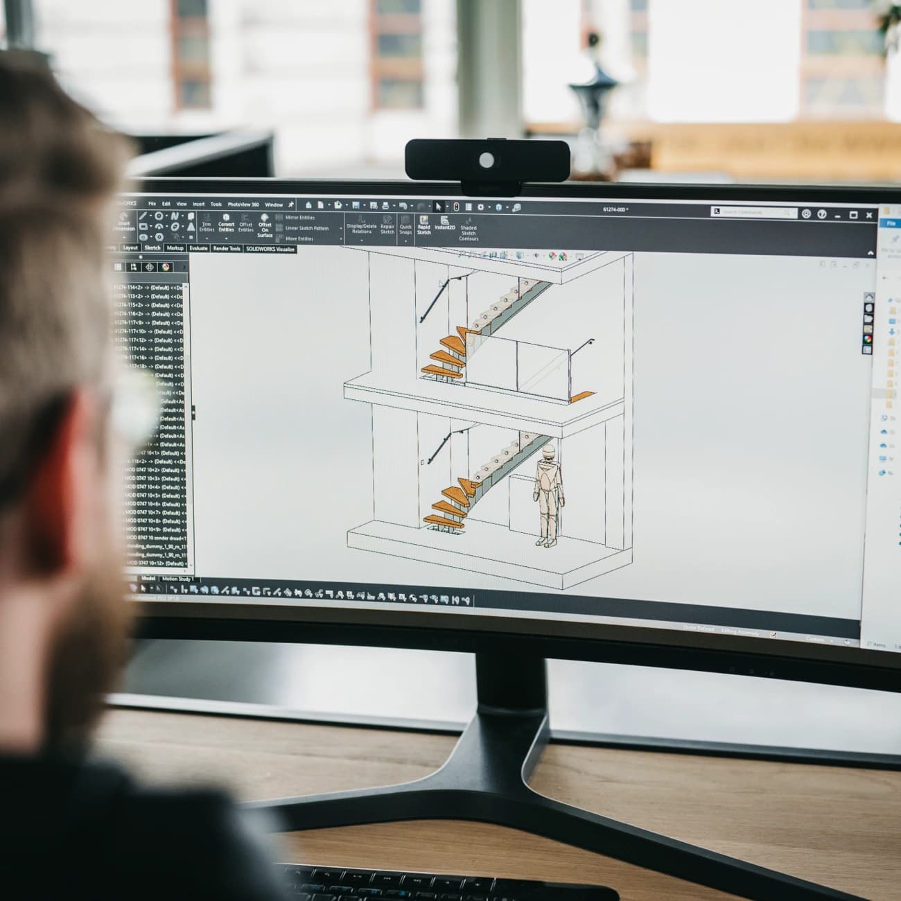 3D ontwerp van een winkel interieur