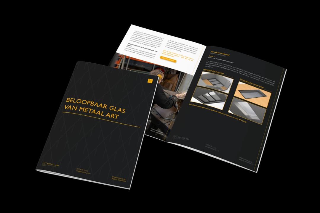 Productfolder Beloopbaar glas