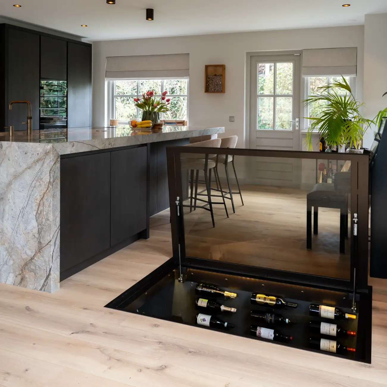 Type luik van vloerluik