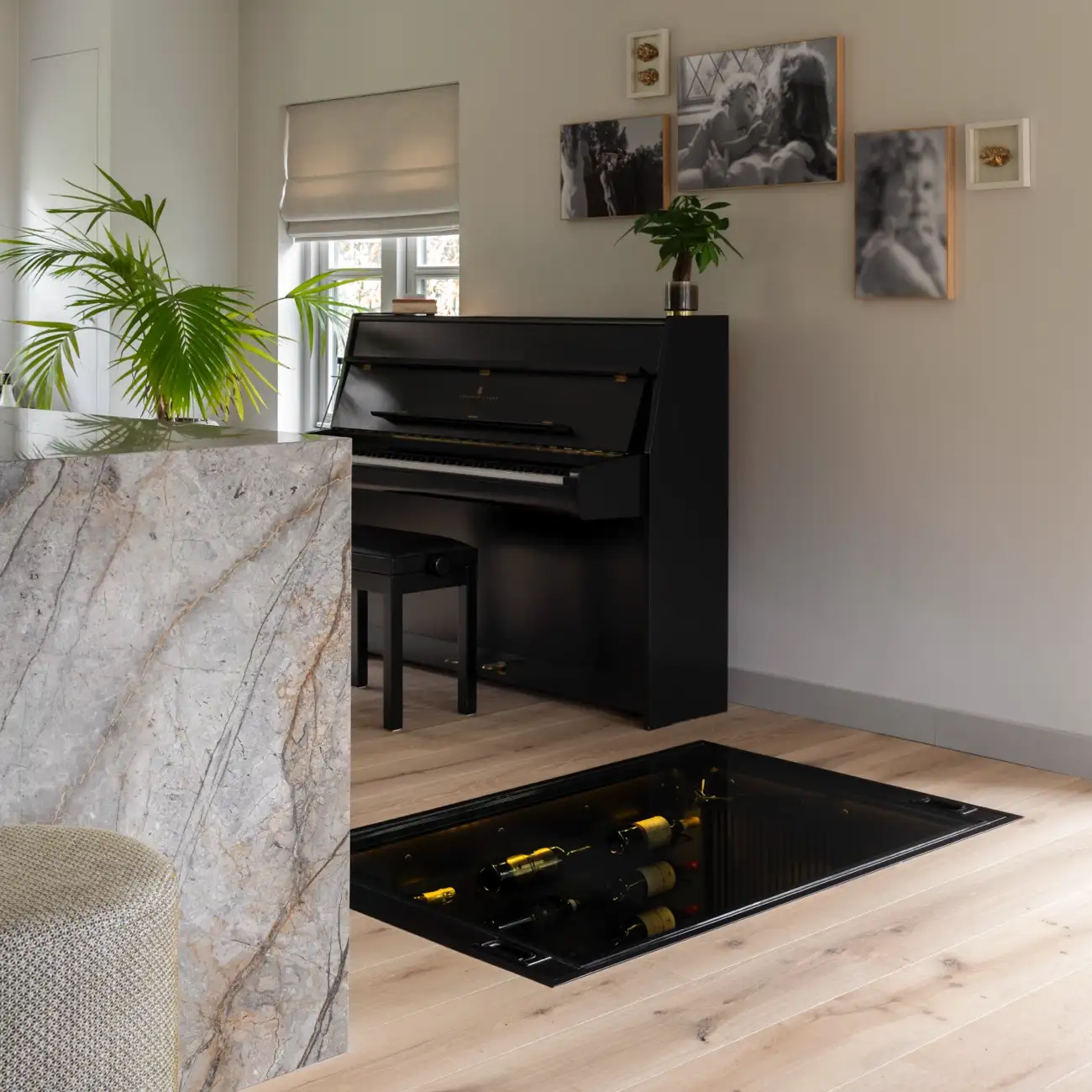 Afwerking van vloerluik