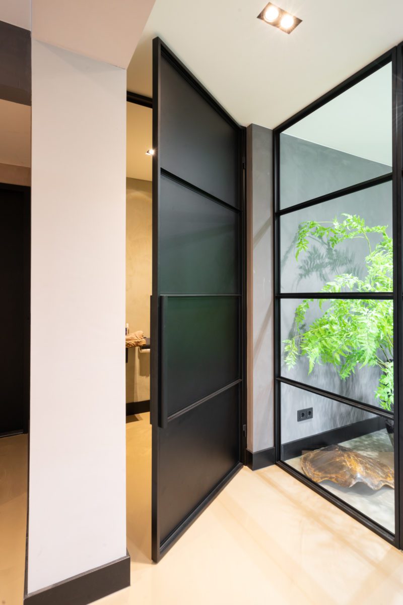 mengen tweede Grijp WC deur en room devider- Nijkerkerveen – Metaal-Art